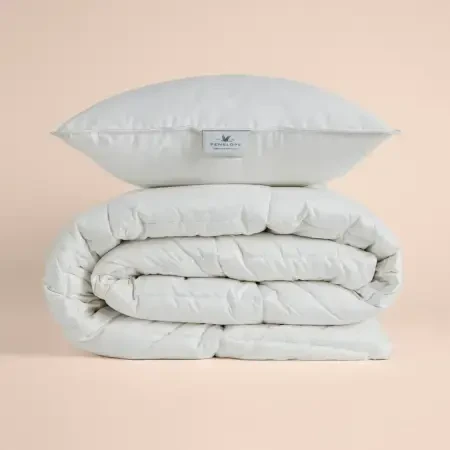 8,5 Tog Kaz Tüyü ve Mikrojel Dolgulu Çift Kişilik Yorgan - Opal Serisi - 4