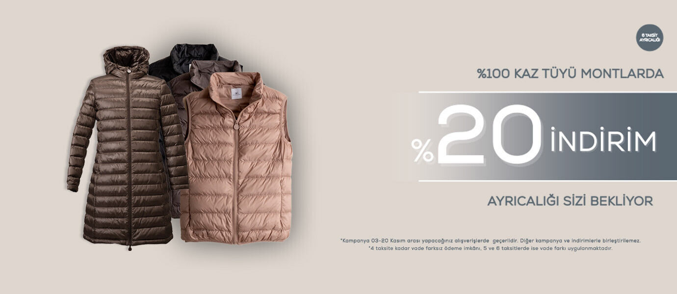 Dış Giyim Koleksiyonu | %20 İndirim