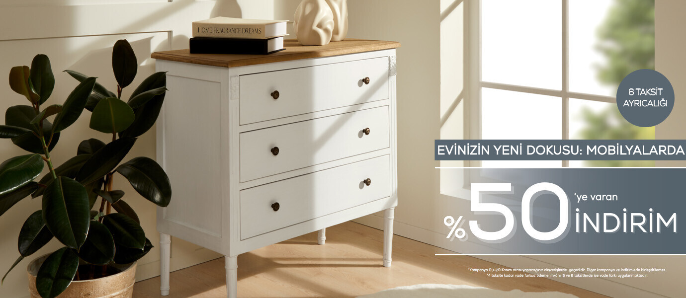 Mobilya %50 İndirim