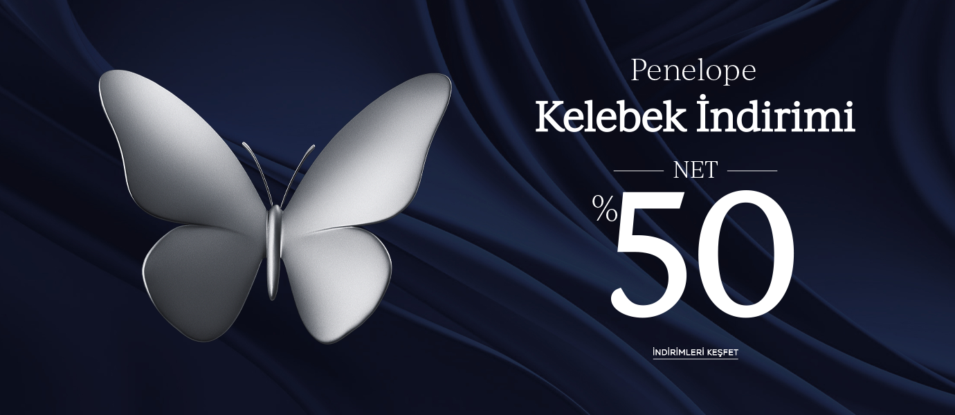 Kelebek İndirimleri %50 İndirim