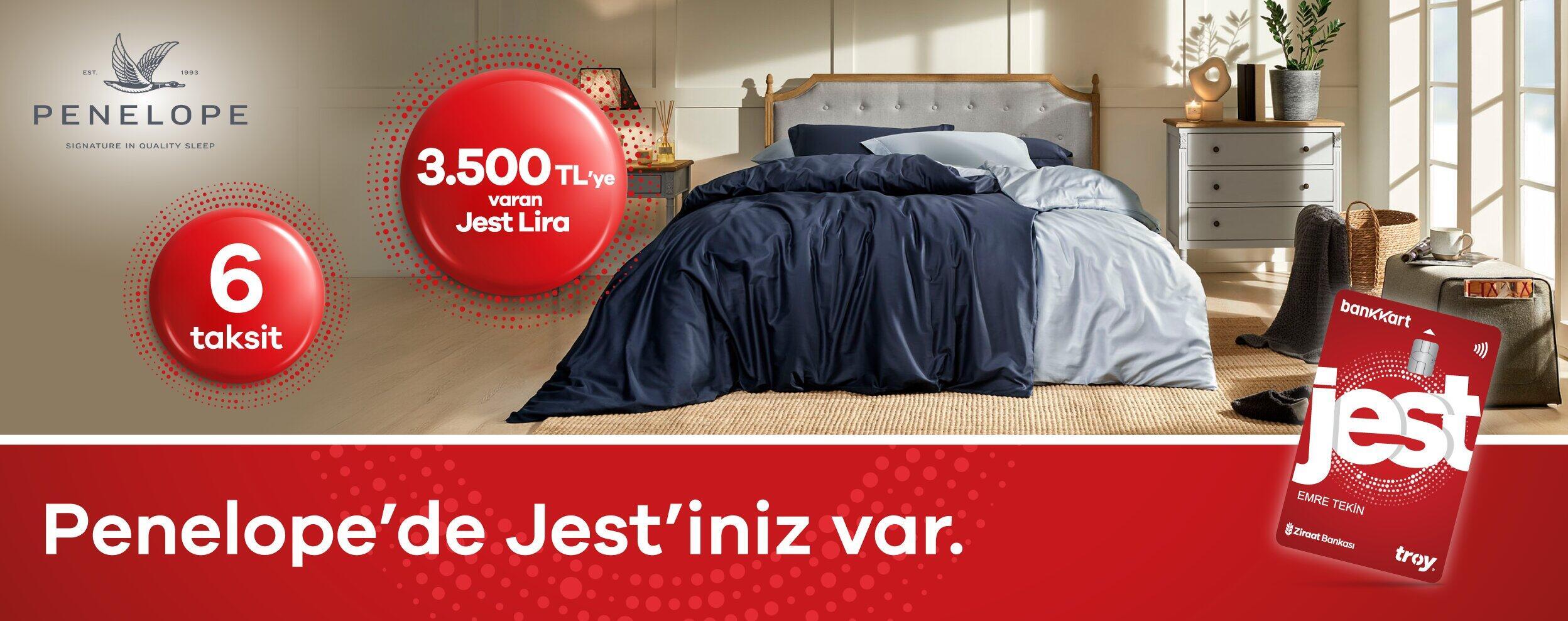 PENOLOPE ’de 3.500 TL Jest Lira ve 6 Taksit
