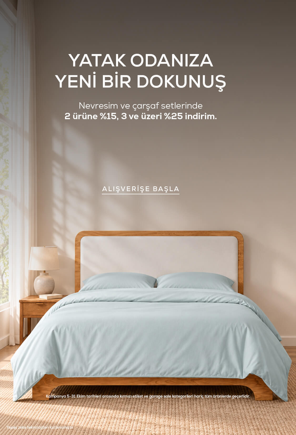 Ekim Yatak Odanıza Yeni Bir Dokunuş