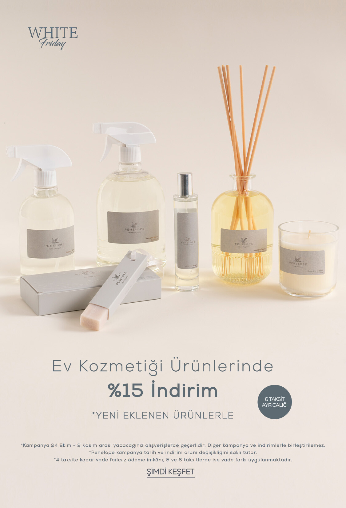 Ev Komzetiği Ürünlerinde Net %15 İndirim