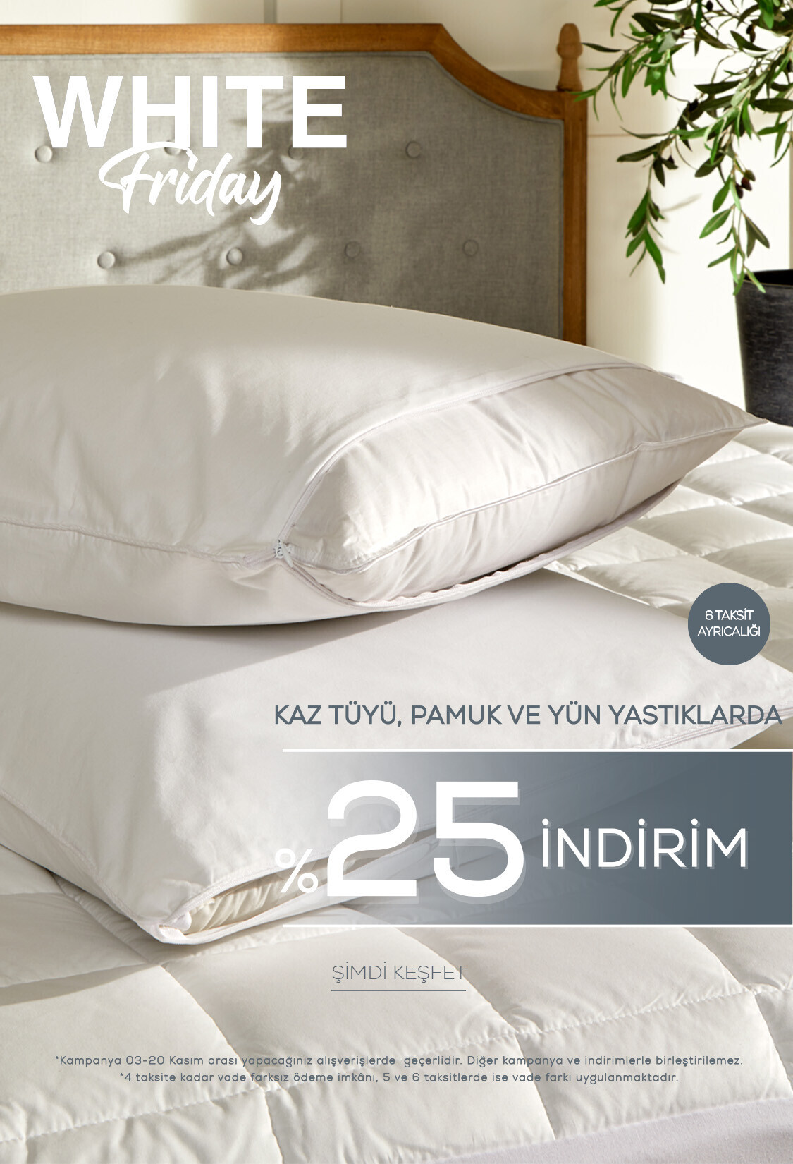 Yastık %25 İndirim