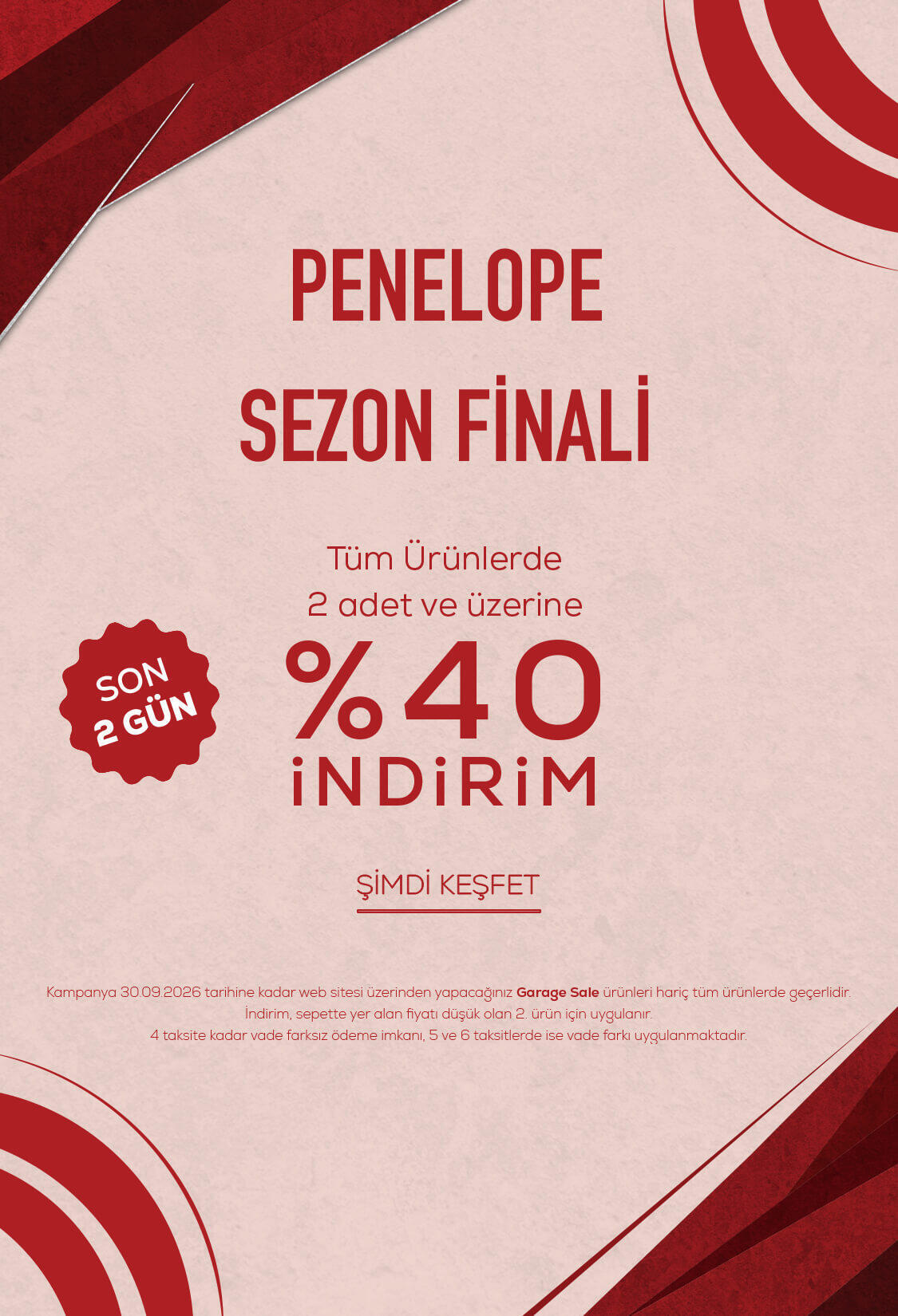 Sezon Sonu Ana Kampanya