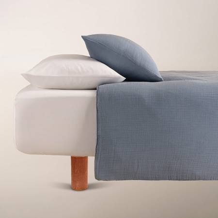 KK-%100 Lyocell-Tencel™ Nevresim Seti 160x220 cm Denim - Alen Serisi - Penelope