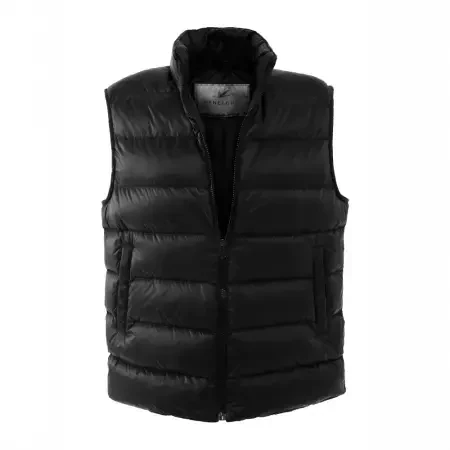 %100 Kaz Tüyü Aurora Erkek Yelek - Siyah/XXL - 1