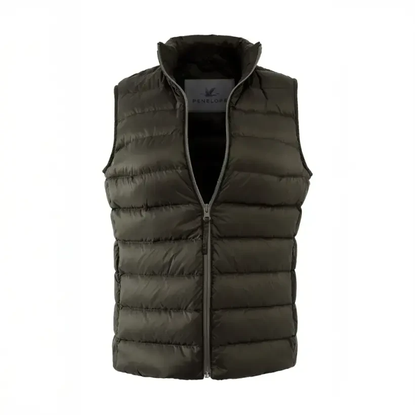 %100 Kaz Tüyü Aurora Kadın Yelek - Vizon /M - PENELOPE