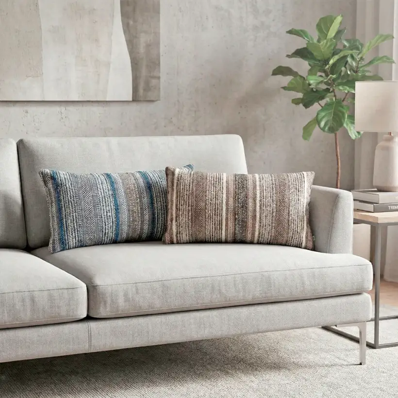 Aven Kırlent Kılıfı 35x70 cm Bej-Gri - 