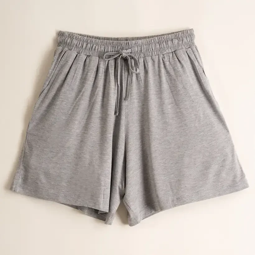 Kadın Şort L Gri Melanj - Baily Koleksiyonu - Penelope