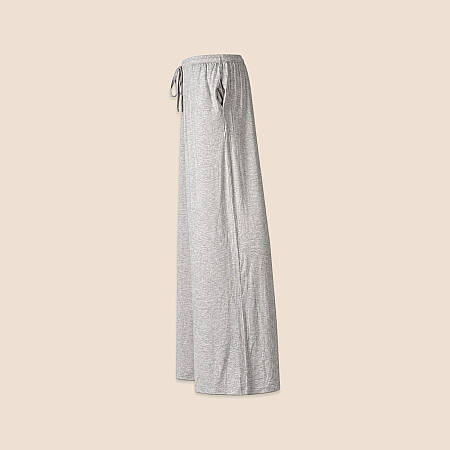 Oversize Pantolon Gri Melanj - Baily Serisi - 2