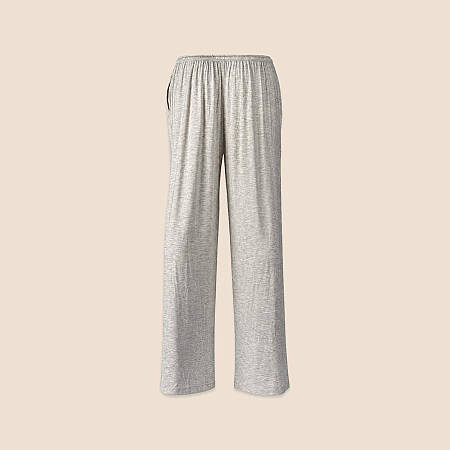 Oversize Pantolon Gri Melanj - Baily Serisi - 3