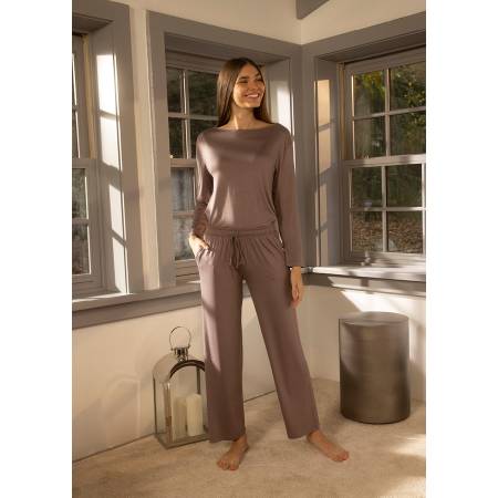 Kadın Pijama Altı XL Vizon - Baily Koleksiyonu - Penelope