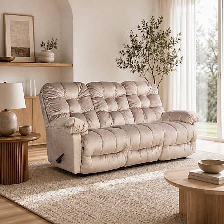 Brosmer 3'lü Kanepe ve TV Koltuğu Toprak - Best Home Furnishings 