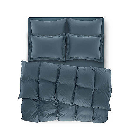 Catrine Percale Easy Care Battal Nevresim Seti - Petrol - 240x260 cm - 1