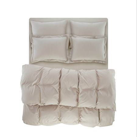Catrine Percale Easy Care Nevresim Seti Açık Gri Tek Kişilik 160x220 - 1