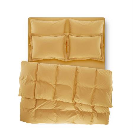 Catrine Percale Easy Care Nevresim Seti Hardal 220x240 - Penelope