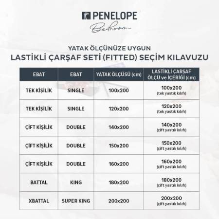 %100 TENCEL™ Lastikli Çarşaf Seti 100x200 cm Beyaz - Celine Serisi - 9