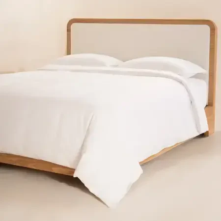 %100 TENCEL™ Nevresim Seti 240x220 cm Beyaz - Celine Serisi - Penelope (1)