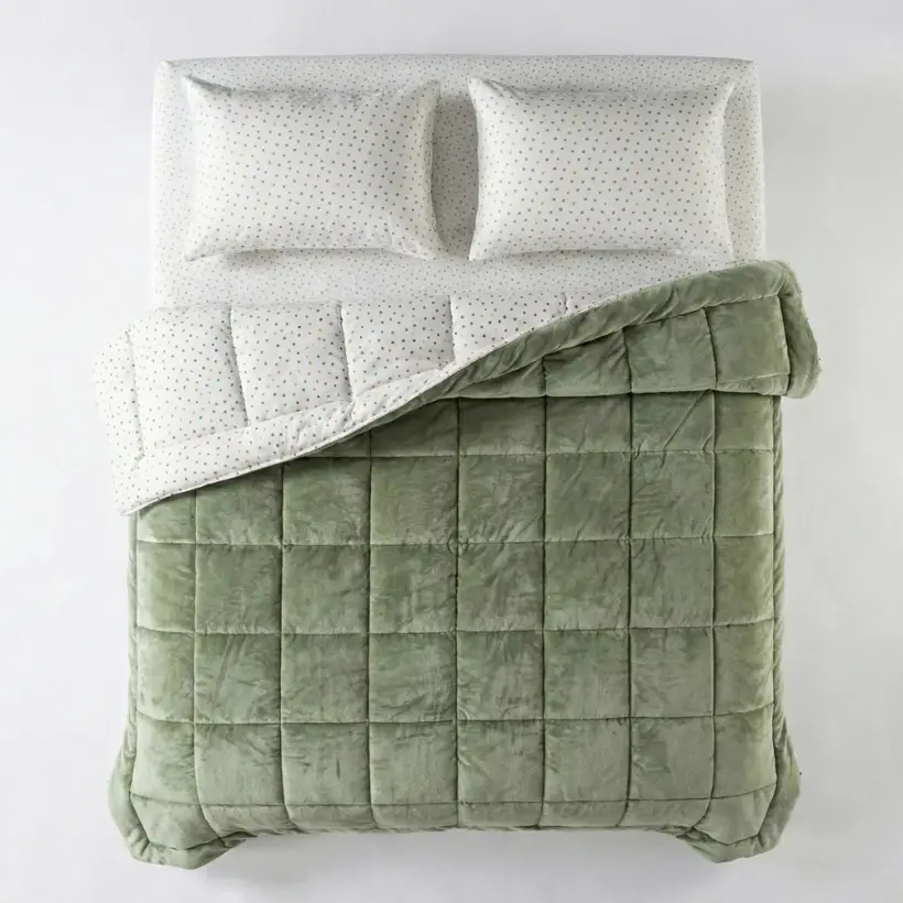 Çift Kişilik Çift Taraflı Welsoft Comforter Yorgan Seti 195x215 cm - Dormio Soft Punto Serisi - 