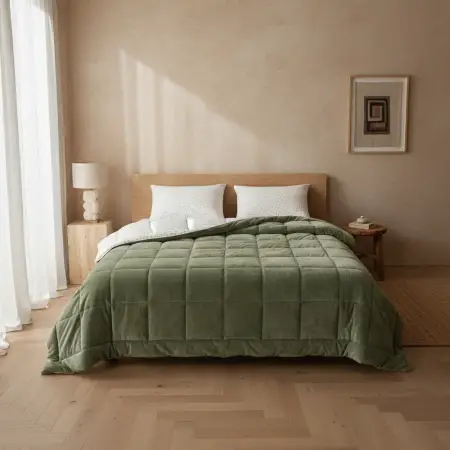 Çift Kişilik Çift Taraflı Welsoft Comforter Yorgan Seti 195x215 cm - Dormio Soft Punto Serisi - 1