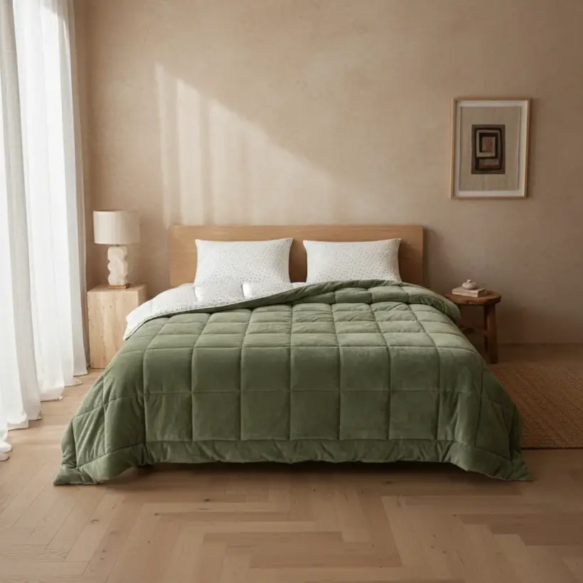 Çift Kişilik Çift Taraflı Welsoft Comforter Yorgan Seti 195x215 cm - Dormio Soft Punto Serisi - 