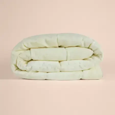 Çift Kişilik Çift Taraflı Welsoft Yorgan Krem 195x215 cm - Velour Serisi - 1