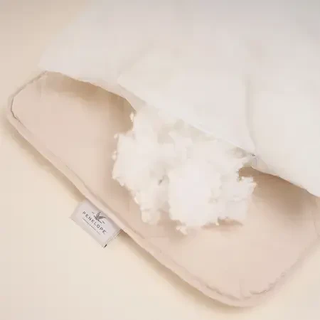 Microfiber Kumaş Çift Kişilik Krem Yastık Yorgan Seti - Colors in Comfort - 6