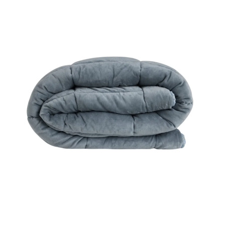 Çift Taraflı Welsoft Comforter Yorgan Seti Mavi - Dormio Soft Bloom Serisi - 8