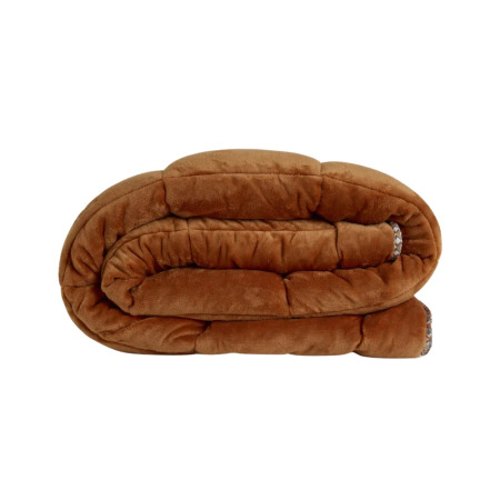 Çift Taraflı Welsoft Comforter Yorgan Seti Turuncu - Dormio Soft Trigo Serisi - 14