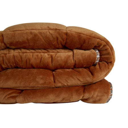 Çift Taraflı Welsoft Comforter Yorgan Seti Turuncu - Dormio Soft Trigo Serisi - 15
