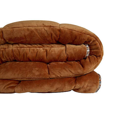 Çift Taraflı Welsoft Comforter Yorgan Seti Turuncu - Dormio Soft Trigo Serisi - 7