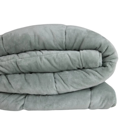 Çift Taraflı Welsoft Comforter Yorgan Seti Yeşil - Dormio Soft Bloom Serisi - 11
