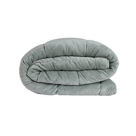 Çift Taraflı Welsoft Comforter Yorgan Seti Yeşil - Dormio Soft Bloom Serisi - 15