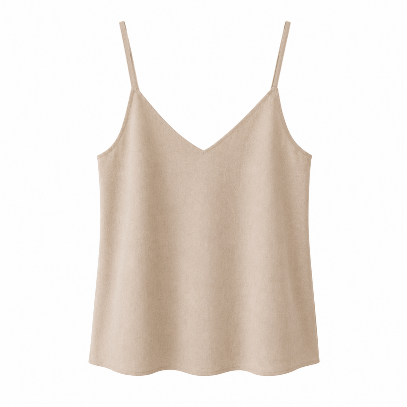 Diego Keten Bluz Natural - 