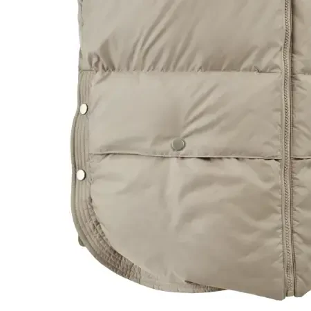 %100 Kaz Tüyü Eira Kadın Yelek - Bej/XL - 6