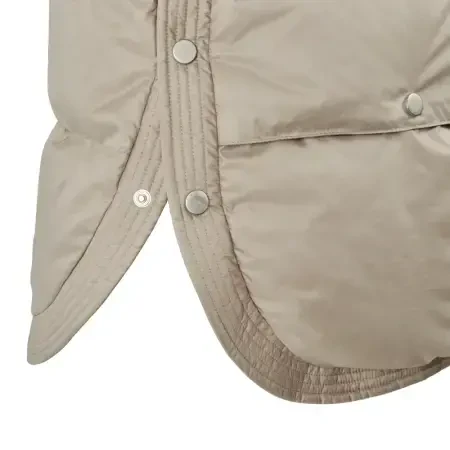 %100 Kaz Tüyü Eira Kadın Yelek - Bej/XL - 7