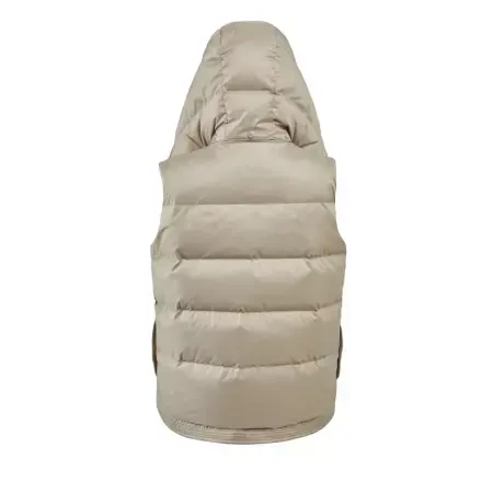 %100 Kaz Tüyü Eira Kadın Yelek - Bej/XL - 5