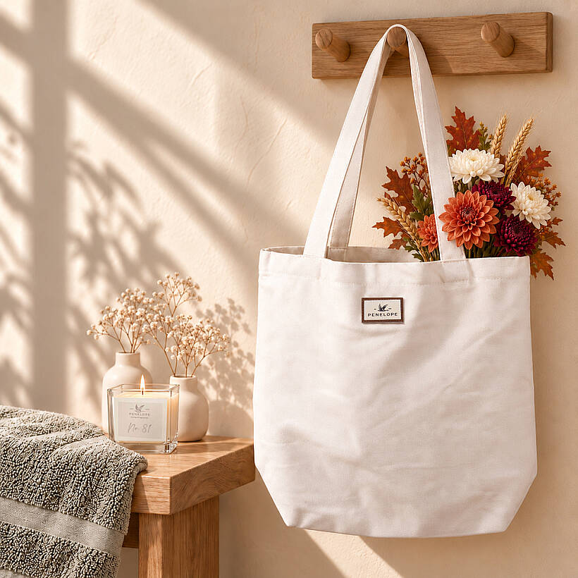 Everyday Kutulu Kanvas Çanta – Natural - 