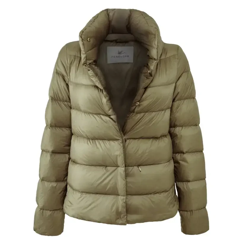 %100 Kaz Tüyü Fiora Kadın Kısa Mont - Bej/L - PENELOPE