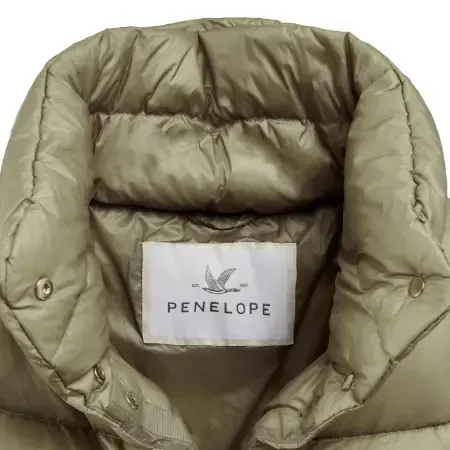 %100 Kaz Tüyü Fiora Kadın Kısa Mont - Bej/S - 9