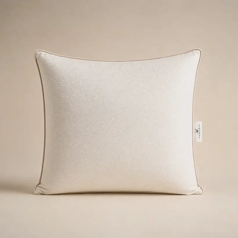 %100 Mikroelyaf Dolgulu Pamuk Kumaş Yastık 70x70 cm - Imperial Luxe Serisi - 