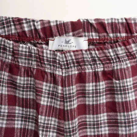 Kadın Pijama Takımı Bordo - 5