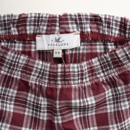 Kız Çocuk Pijama Takımı Bordo - 3
