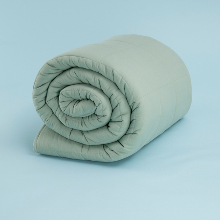 Kullanımı Kolay Tek Kişilik Yastık Alezi Ve Yorgan Seti 170x230 cm Yeşil - Egeo Life Serisi - 3