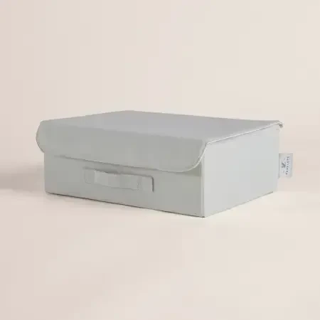 Kumaş Kapaklı Kutu 30x23x11 cm - 1