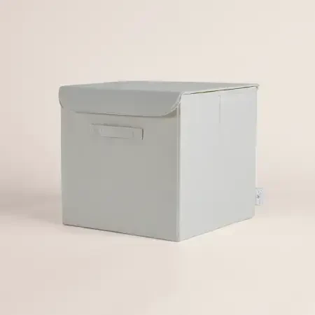 Kumaş Kapaklı Kutu 30x30x30 cm - 1