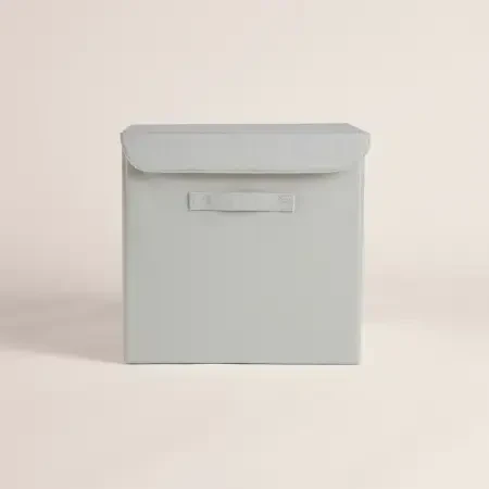 Kumaş Kapaklı Kutu 30x30x30 cm - 3