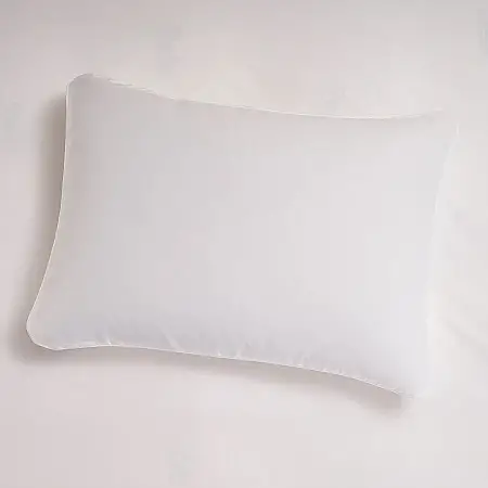 %100 Pamuk Saten 2'li Yastık Kılıfı Beyaz 50x90 cm - Lia Serisi - 3