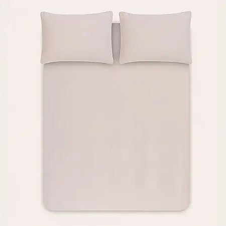 %100 Pamuk Saten 2'li Yastık Kılıfı Gri 50x90 cm - Lia Serisi - 2